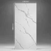 Falpanel, márvány mintával, PVC, 240x120 cm - Carla White