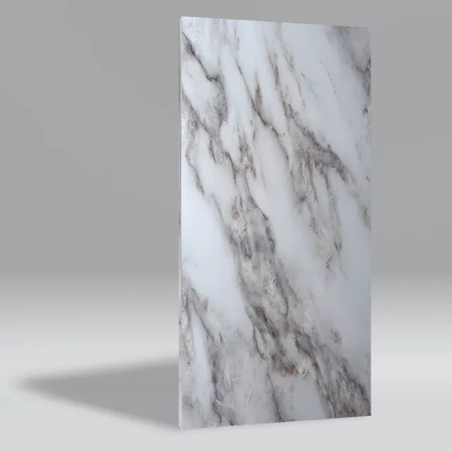 Falpanel, márvány mintával, PVC, 240x120 cm - White Jade in Beige