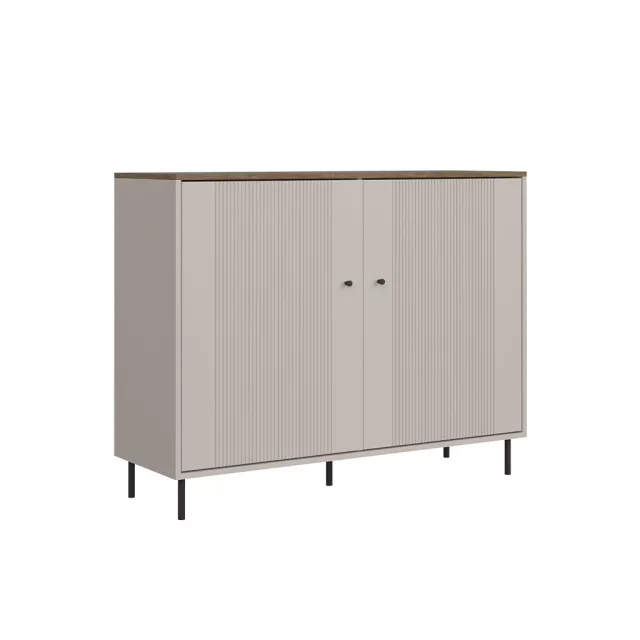 Cappuccino KOM2D komód - kasmír/antico tölgy