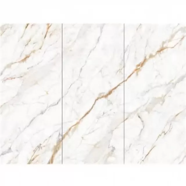 Falpanel, márvány mintával, végteleníthető, bambuszrost, 280x122 cm - Calacatta Sand