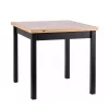 Flip (FLIPDAC80) bővíthető étkezőasztal 80-160 cm - artisan tölgy/fekete
