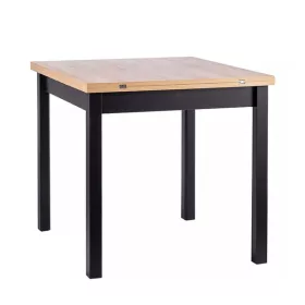   Flip (FLIPDAC80) bővíthető étkezőasztal 80-160 cm - artisan tölgy/fekete