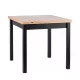 Flip (FLIPDAC80) bővíthető étkezőasztal 80-160 cm - artisan tölgy/fekete