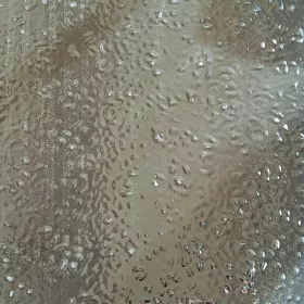   Falpanel, fém hatású, bambuszrost, 280x122 cm - Silver Metal Wave