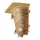 Belső sarokelem 10556 PVC padlószegélyhez 22990 2db/csomag - 0044 Tátra tölgy