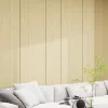 Falpanel, fa mintával, bambuszrost, 280x40 cm - Honey Oak