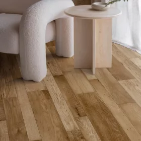   tekercses vinyl padló, PVC -  barna fa mintás Bern 665 Ros 4 m