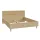 Sparrow ágykeret 160 cm - CXSL1162-M696 - elegancia tölgy/természetes rattan