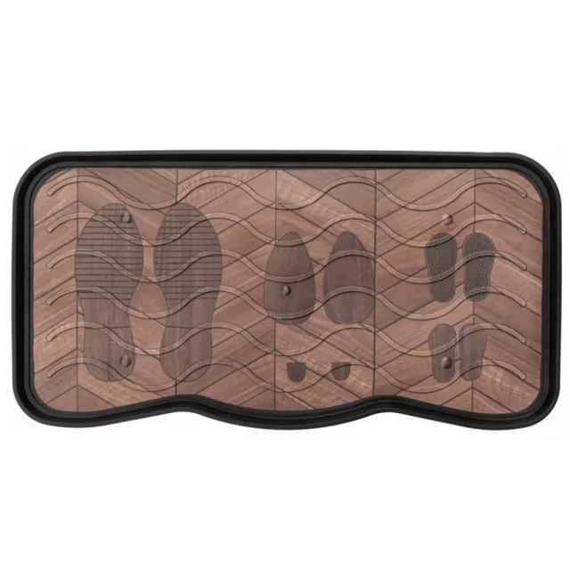 Eco Trend Boot Tray cipőtartó tálca Footprints Wood - 38 x 75 cm