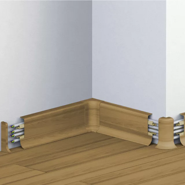 PVC padlószegély 50 mm-es 10556 - 0044 Tátra tölgy - 2,5m