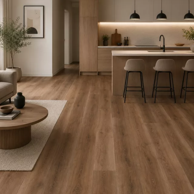 Vízálló SPC vinyl padló Green Click 6-2112 Mature Oak 4,5+1 mm