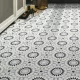 tekercses vinyl padló, PVC -  bézs-kék csempe mintás Artix 875 Vid 2 m