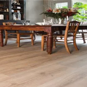   tekercses vinyl padló, PVC -  barna fa mintás Bern 195 Rus 2 m