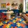 tekercses vinyl padló, PVC -  színes puzzle mintás Maxelle eko 880 Pic 1 m
