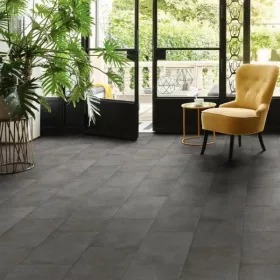   tekercses vinyl padló, PVC -  szürke kő mintás Footex 595 4 m
