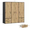 Tasmania (OKYS842-M625) gardróbszekrény - artisan tölgy