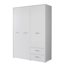 Hokkaido (MOKS844-120) gardróbszekrény - fehér