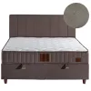 KAMILLA boxspring ágy - 180 x 200 cm - barna