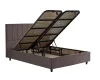 KAMILLA boxspring ágy - 180 x 200 cm - barna