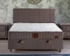 KAMILLA boxspring ágy - 180 x 200 cm - barna