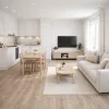 Vízálló laminált padló Berfloor 028VR luxor ezüst tölgy 8 mm