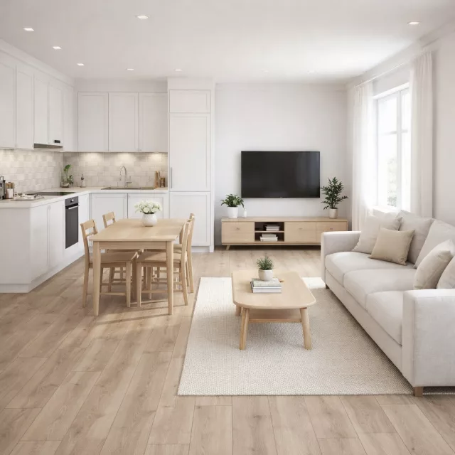 Vízálló laminált padló Berfloor 028VR luxor ezüst tölgy 8 mm