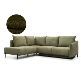 Marceline balos sarokkanapé - majestic 608 zöld