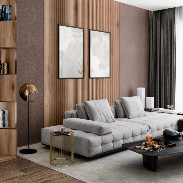 Krono akusztikus falburkolat K688 Natural Canella tölgy 260x60 cm