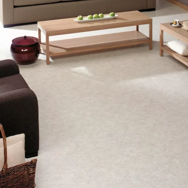 tekercses vinyl padló, PVC -  bézs kő mintás Linz 135 4 m