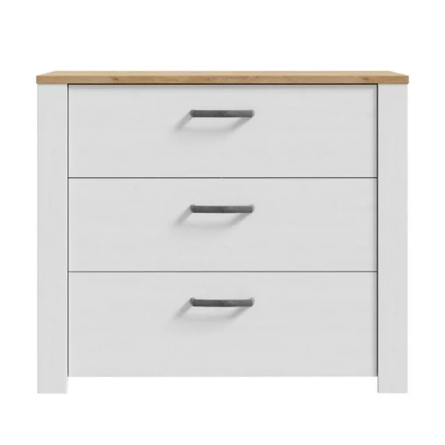 Borneo komód BHLK211-M482 - riviera tölgy/világos vörösfenyő