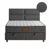 SUNRISE New boxspring ágy (160 x 200 cm) - szürke