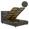 SUNRISE New boxspring ágy (160 x 200 cm) - szürke