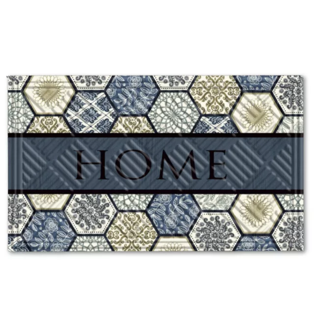 Eco Trend lábtörlő Lima Mat Blue Tiles - 45 x 75 cm