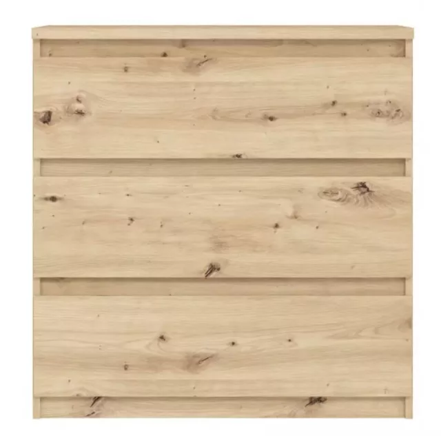 Manchester (CHLK23-D78) 3 fiókos komód - artisan tölgy