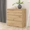 Manchester (CHLK23-D78) 3 fiókos komód - artisan tölgy