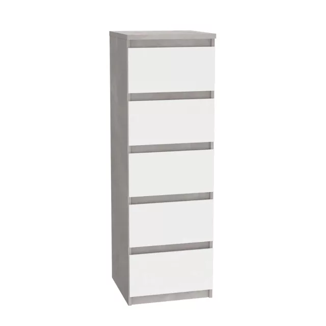 Manchester Komód - CHLK452-C963 - beton/fehér