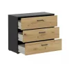 Tasmania (OKYK212-M625) 3 fiókos komód - artisan tölgy