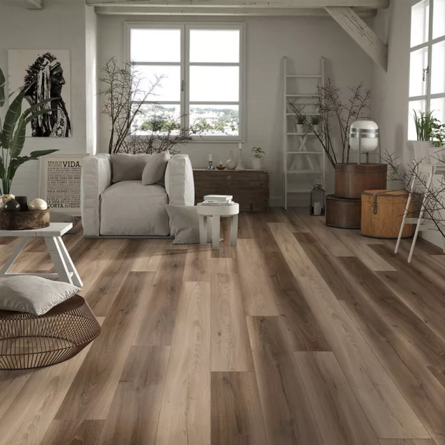 Pool prémium vízálló laminált padló 67325 barna mix tölgy 8 mm