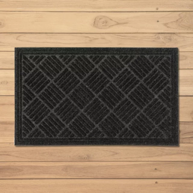 Contours Parquet lábtörlő Antracit - 60 x 90 cm