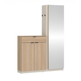   Shendao (SAYGG2) előszobaszekrény - cashmere / lindberg tölgy