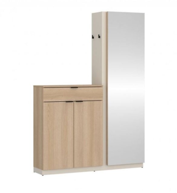 Shendao (SAYGG2) előszobaszekrény - cashmere / lindberg tölgy