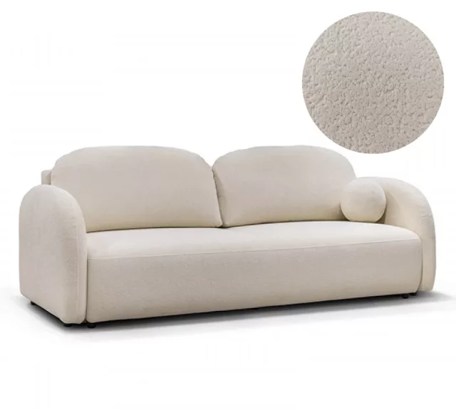 FERANI ágyazható, ágyneműtartós kanapé - bézs