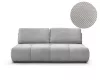 SILVA ágyazható, ágyneműtartós egyenes kanapé - szürke