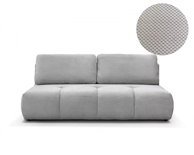 SILVA ágyazható, ágyneműtartós egyenes kanapé - szürke