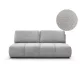 SILVA ágyazható, ágyneműtartós egyenes kanapé - szürke