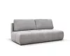 SILVA ágyazható, ágyneműtartós egyenes kanapé - szürke