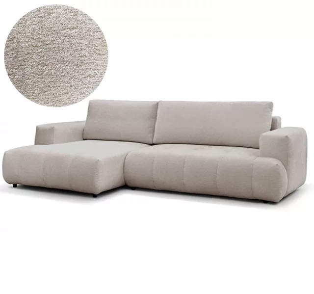 ELKA sarokkanapé balos - bézs