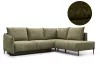 Marceline jobbos sarokkanapé - majestic 608 zöld
