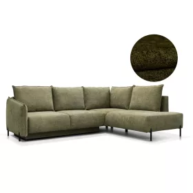 Marceline jobbos sarokkanapé - majestic 608 zöld