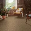 tekercses vinyl padló, PVC -  barna fa mintás Bern 345 3 m
